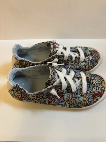 Bobs Skechers Womens Beach Bingo Woof Pack Sneakers Shoes Size 7 Dogs Puppy - Picture 6 of 24