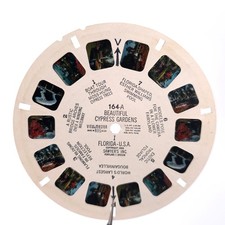 Beautiful Cypress Gardens 1 Florida 164-A View Master Reel J128 2 Ship FREE