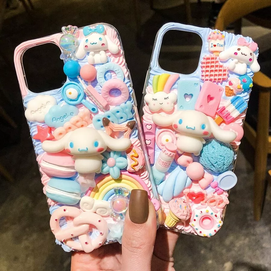 Sweet Desert Kawaii Style DIY Decoden Phone Case Jpop Kpop Fashion Idol  Anime