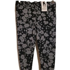 Nuevo Mixit 7/8 Leggings, Negro Pola Floral, Talla US S, Pequeño, Mujer Leggings