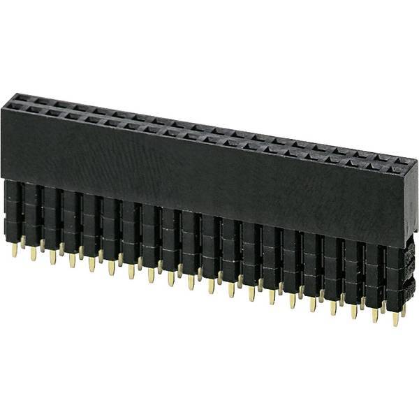 Raspberry pi connettore femmina nero pstd da 0,65 x0,65/40 2,54