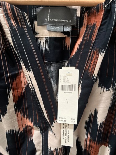 Anthropologie The Somerset Maxikleid: Langarm Popeline Edition Gr. S Baumwolle - Bild 3 von 14