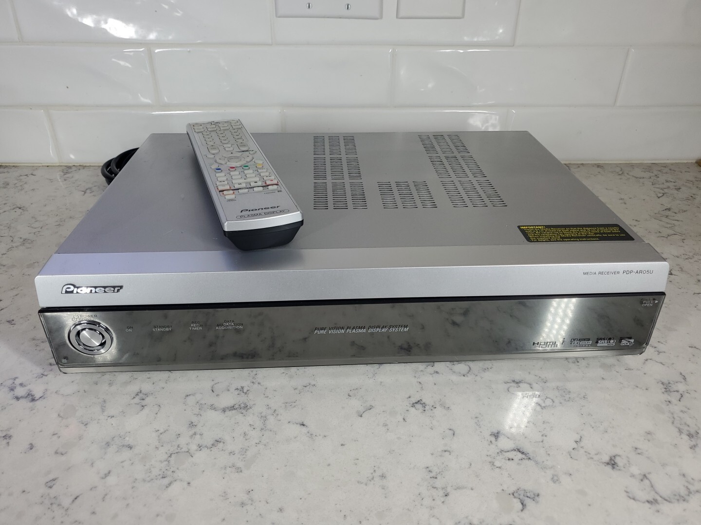 PIONEER PLASMA MEDIA RECEIVER PDPAR05U WORKING PHYSICAL CONDITION W