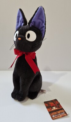 Jiji PLÜSCH ''Kiki's Delivery Service'' Studio Ghibli Museum Medium exklusiv neu mit Etikett