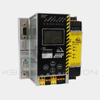 Bihl+Wiedemann BWU2535 ASi-3 PROFIBUS Gateway with integrated Safety Monitor