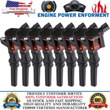 Set of 8 Ignition Coil For Ford F150 F250-F550 Mustang Excursion Marquis DG508