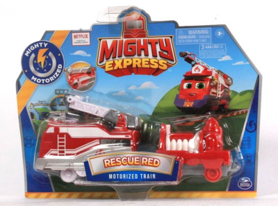 Spin Master Netflix Original Mighty Express Rescue Red Motorized Train Age 3 Up