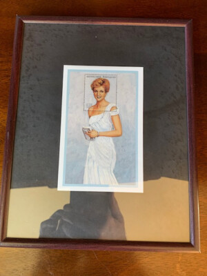 Vintage Princess Diana "White Chiffon Evening Dress" commemorative Stamp |  eBay