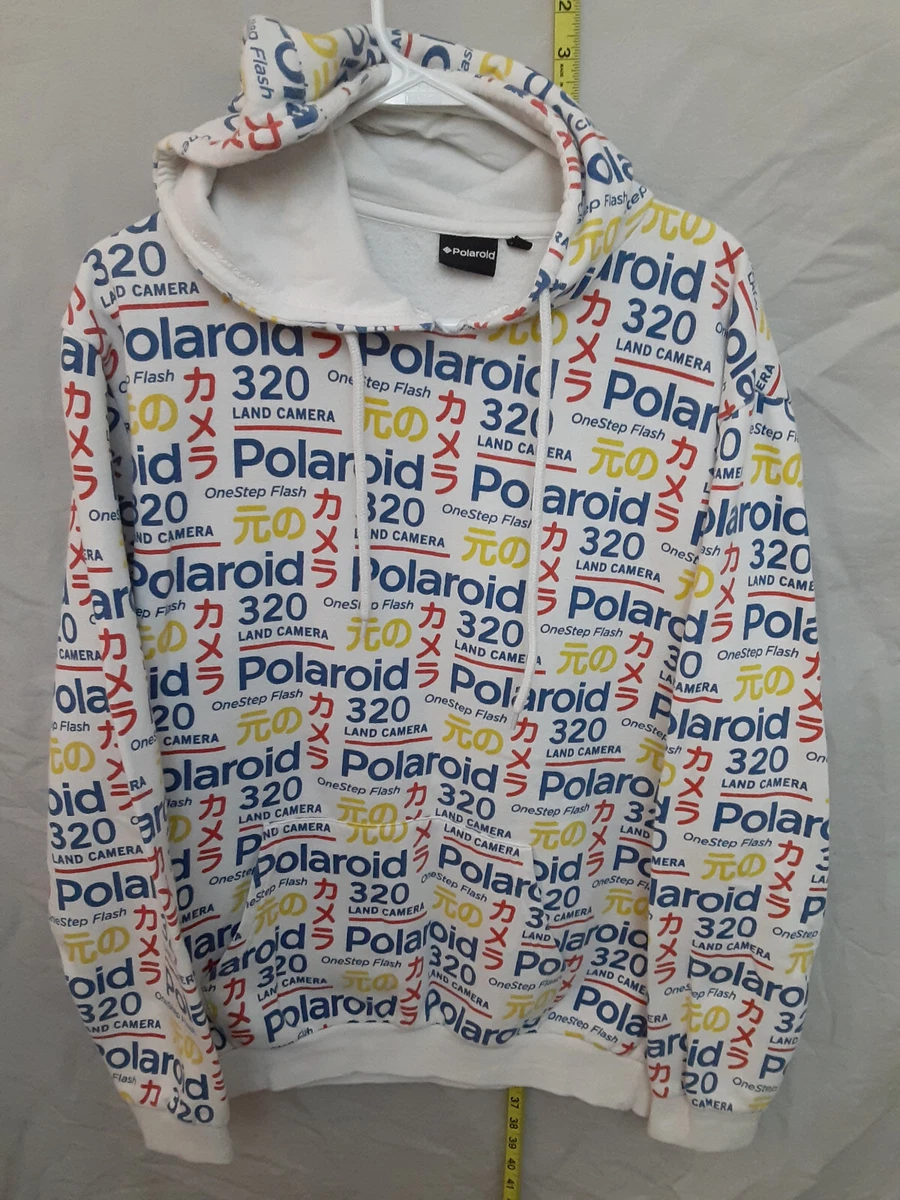 📸 Polaroid 320 Land Camera One Step Flash Hoodie Sweatshirt Men's ...