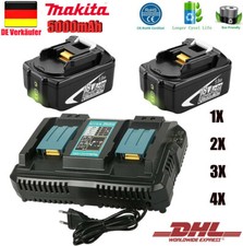 Für Makita Original Ersatzakku 18V 5AH LXT400 Li-ion BL1850B BL1860B & Ladegerät