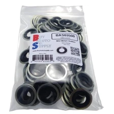 (100) M12 Metal Rubber Oil Drain Plug Gasket * Fits GM Chevrolet Dorman 097-021