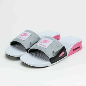 BRAND NEW MEN'S NIKE AIR MAX 90 SLIDES SANDALS PINK GREY BQ4635 100 MULTI  SIZE | eBay