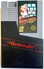 ORIGINAL VINTAGE 1985 "SUPER MARIO BROS." NINTENDO NES 5 SCREW GAME CARTRIDGE