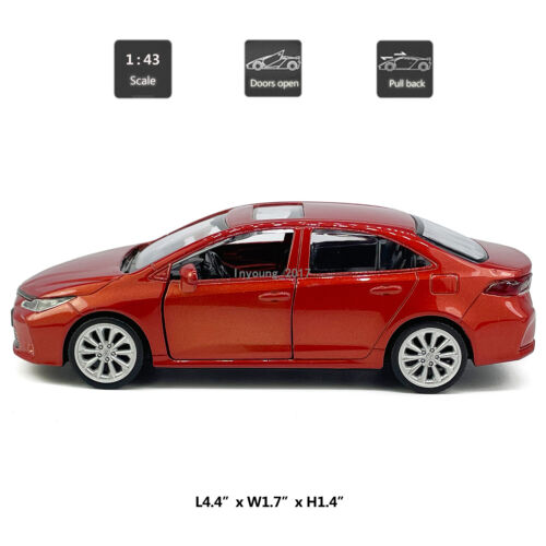 1:43 Toyota Corolla modelo de coche juguete de fundición a presión para hombres niños niños - Imagen 2 de 22