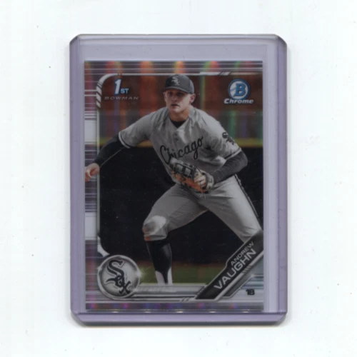 ANDREW VAUGHN 2019 BOWMAN CHROME REFRACTOR 1ST BOWMAN