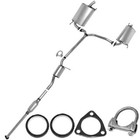 Resonator Pipe Muffler Exhaust System Kit fits: 1998-2002 Honda Accord 3.0L 4Dr
