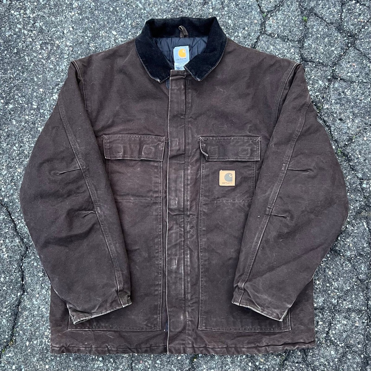 Vintage Y2K brown c26 dkb Carhartt arctic style work wear jacket