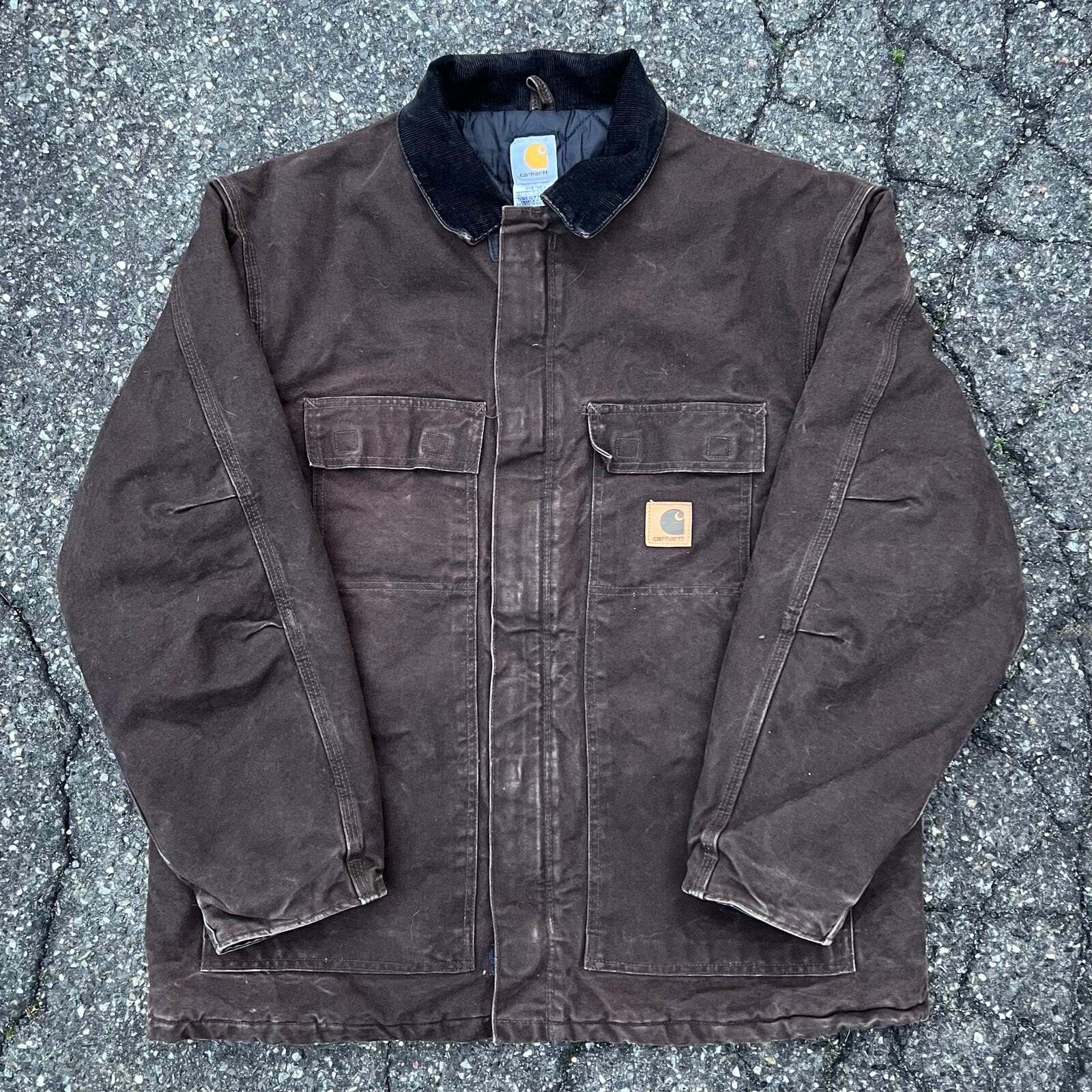 Vintage Y2K brown c26 dkb Carhartt arctic style work wear jacket
