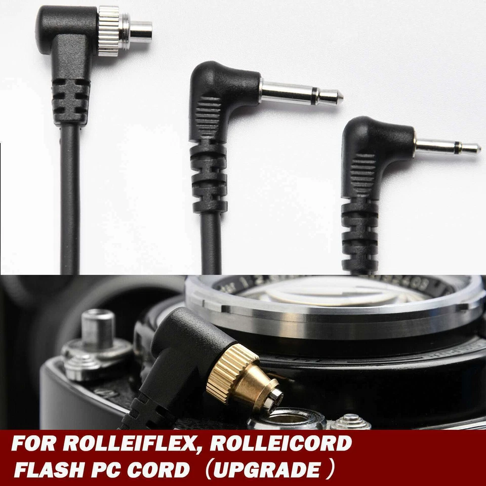 2.5mm/3.5mm/Type C Upgrade PC Adapter cable For Rolleiflex rolleicord flash - Image 2 of 4