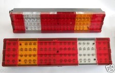 # 2 x 24V Rear Tail Lights 72 LEDs Board Lamps for Scania MAN DAF Volvo Mercedes