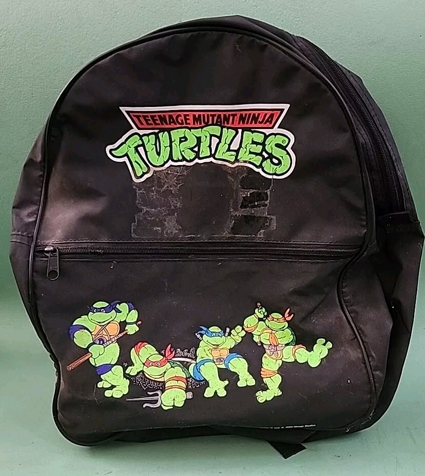 Vintage TMNT 1989 Mirage Studios Teenage Mutant Ninja Turtles Child Backpack HTF