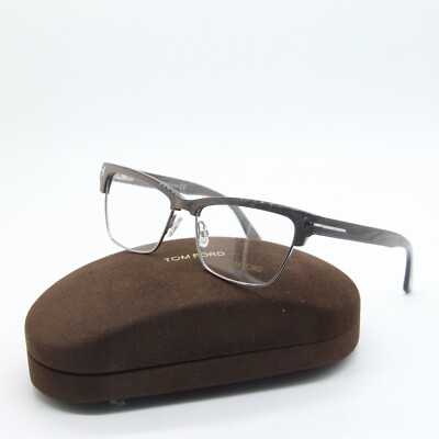 NEW TOM FORD TF 5364 020  GREY BLUE AUTHENTIC FRAMES EYEGLASSES W/CASE 53-15
