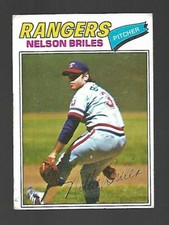 1977 Topps #174 Nelson Briles Texas Rangers VG+