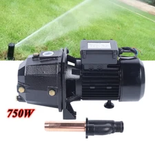 1 HP Shallow/Deep Well Jet Pump Convertible Pump w/ Ejector Kit Well Depth Up US