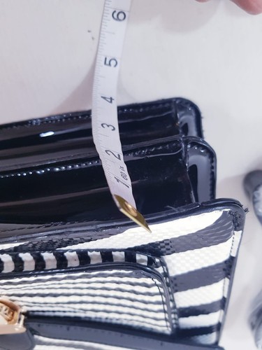 LYDC London Womens Ladies Black/White (Zebra Print Colour) hand bag - Picture 12 of 12