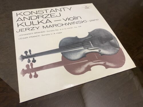 Vinyle - J. Brahms : Sonate No. 3 en ré mineur, op. 108 - C.Franck : Sonate en la majeur - Photo 1/10