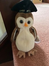 Ty Beanie Baby "Wise" the Owl with Tag "Class of 98"