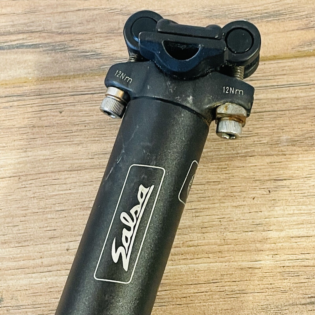 Salsa 2-Bolt Black Aluminum MTB Seatpost 31.6 390 | eBay