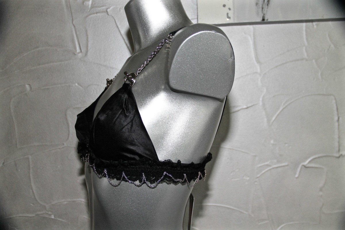 Soutien-gorge Luxueux En Soie Et Perles Naughty Janet - Taille 90B (US 36) - Ivoire - Neuf Avec étiquettes