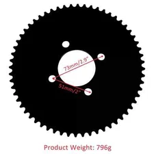 #35 Chain 60T Rear Sprocket Mini Bike Go Kart Trike Predator 79 212cc 420cc -1T