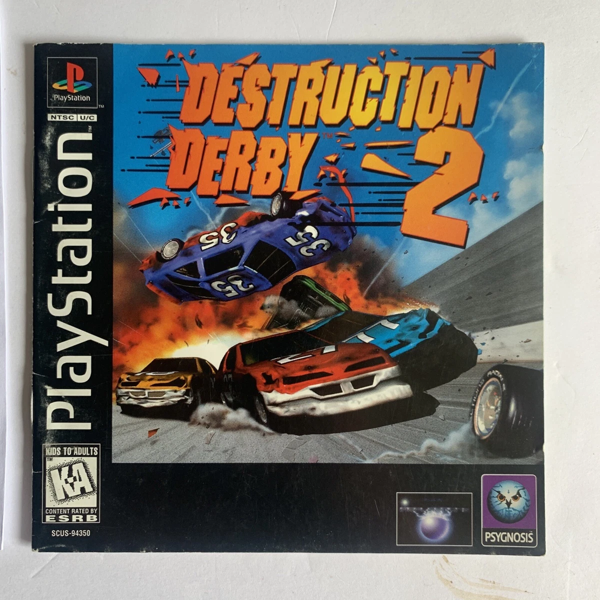 Destruction derby 2 sale ps1