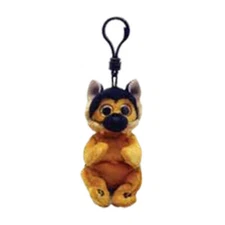 TY Beanie Baby (Beanie Bellies) - ACE the German Shepherd (Key Clip - 4 inch)