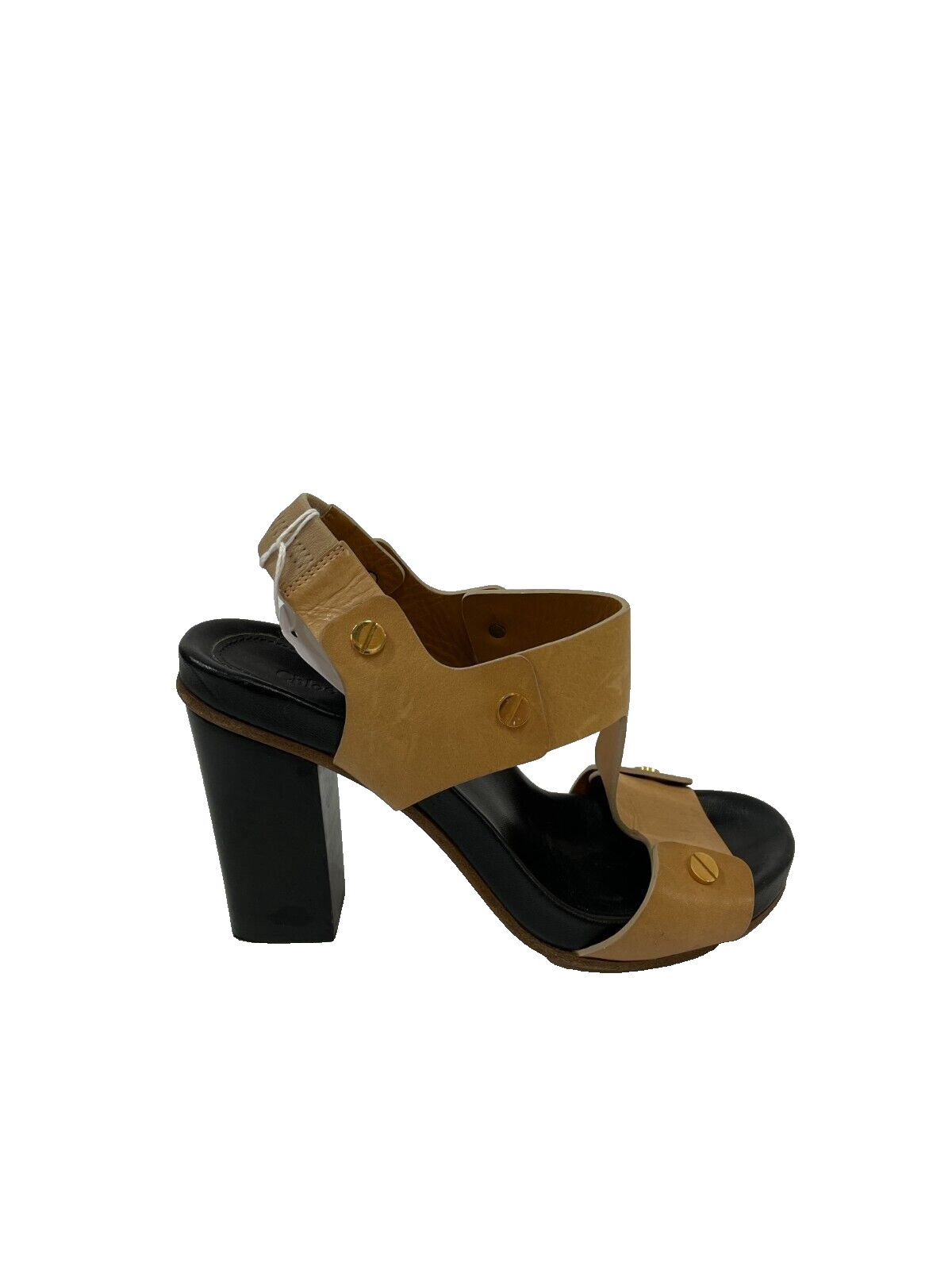 Chloe Womens Nude Strappy Heels Size EU 37 Fashion Sandals