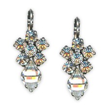 Earrings by Mariana My Treasures Coll. Shimmering Clear Austrian Crystals