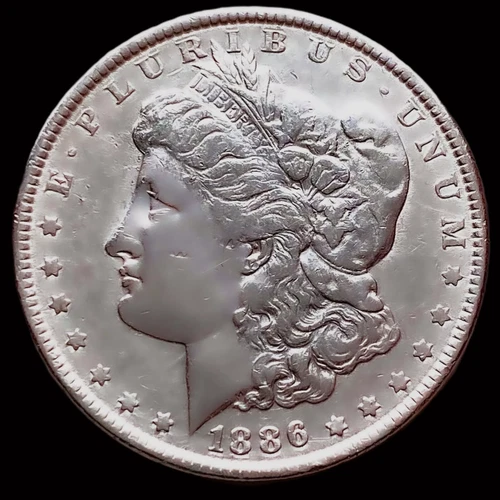 1886 MORGAN SILVER DOLLAR US $1 COIN XF/AU ***Nice Clean Coin***