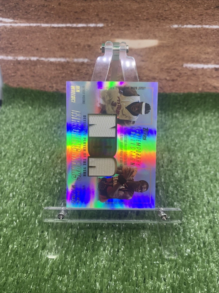 2003-04 TOPPS COLECCIÓN CONTEMPORÁNEA DIKEMBE MUTOMBO BEN WALLACE JUEGO DOBLE USADO Foto 4 de 4