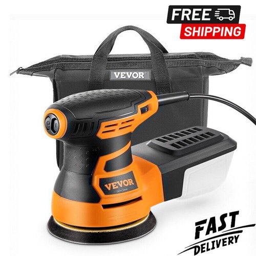 Random Orbit Sander 5&6 inch 350W Orbital Sander 6 Speeds 13000 OPM