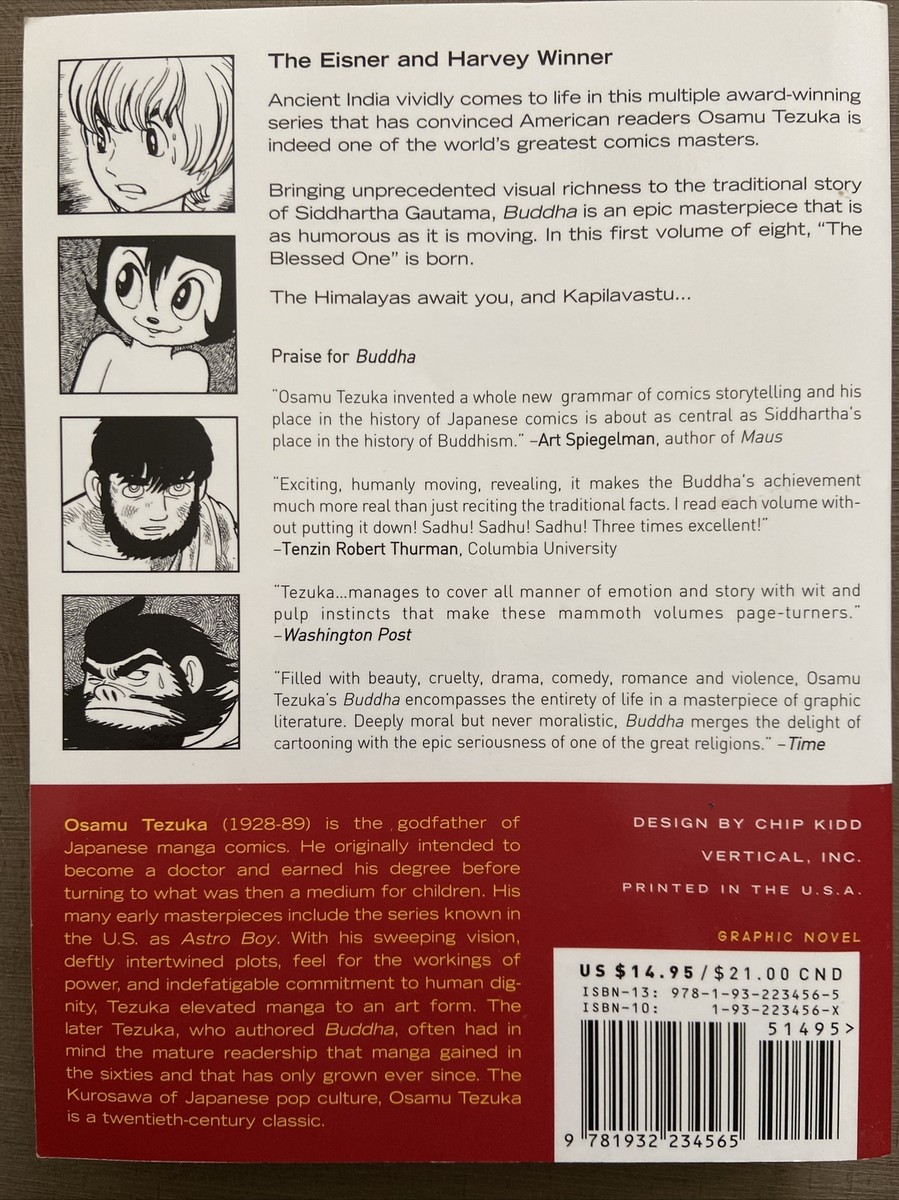Buddha Vol 1 Kapilavastu Osamu Tezuka US First Edition Manga