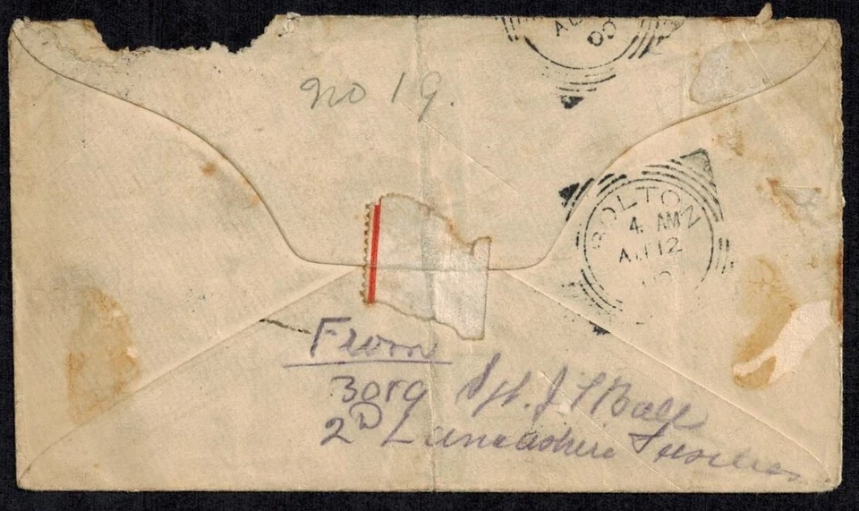 North Borneo Stamps 1/2 cent on cover used in South Africa during Boer War 1900 - Image 3 of 3