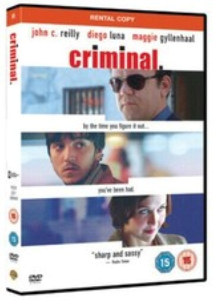 Criminal DVD FREE SHIPPING