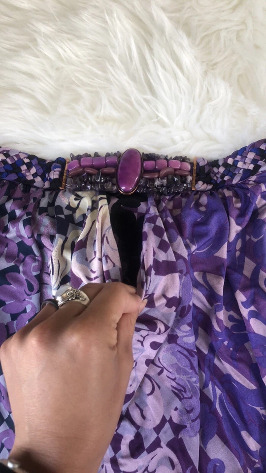 Blusa con cuentas SKY BRAND MAGNÍFICA TOP SIN TIRANTES TALLA XSMALL Foto 3 de 4