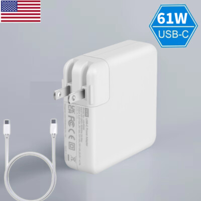 30W 61W USB-C Notebook Laptops Power Adapter Type-C Charger For MacBook Pro 13''
