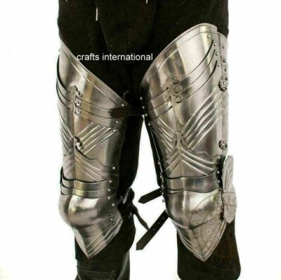 Medieval Gothic Leg Guard Armor Set Leg Armor Full Wearable 18GA Halloween Gifts
