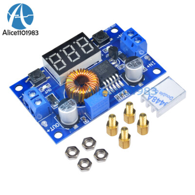 5A Adjustable Power CC/CV Step-down Charge Module LED Driver With red Voltmeter