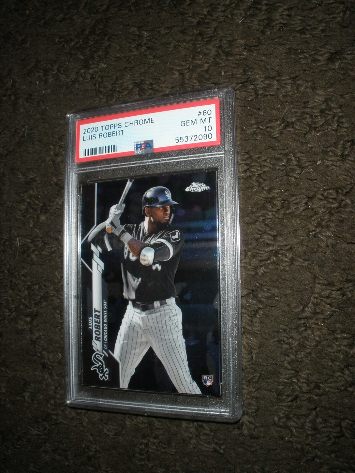 2020   Topps Chrome   Luis Robert RC.   GEM MT 10