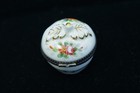 Limoges French Hand Painted Floral Apple Trinket Box W/ Gold Trim  — photo 7